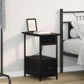 vidaXL Nočný stolík Čierny dub 60 x 30 x 61 cm Kompozitné drevo