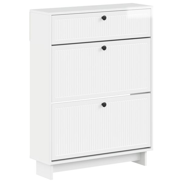 vidaXL Skriňa na topánky EDE 78 x 24 x 103 cm Kompozitné drevo