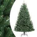 vidaXL Umelý výklopný vianočný stromček so stojanom zelený 240 cm