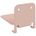 vidaXL Neviditeľná plávajúca polica 24 ks Ružová 6 x 11 x 6,5 cm