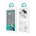 Šnúrka na kábel Devia 2v1 PD USB-C - Lightning 1,2 m 27W fialová