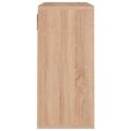 vidaXL Knižnica dub sonoma 60x27,5x59,5 cm drevotrieska