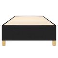 vidaXL Posteľný rám s boxspringom Čierna 90x200 cm Látka