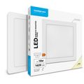 Modee LED štvorcový stropný panel - montovateľný 18W 1620lm neutrálna biela (ML-LPS4000K18WA2N)