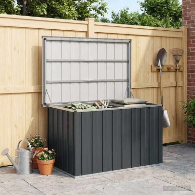 vidaXL Záhradný úložný box antracitový 109x67x65 cm