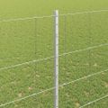 vidaXL Vonkajšie divoké oplotenie s posteľami 25 x 1,6 m Strieborná