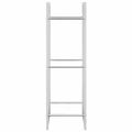 vidaXL Stojan na krbové drevo 50x28x94 cm nehrdzavejúca oceľ