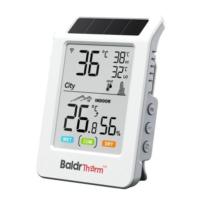 BALDRTHERM HCS596WB – termohygrometer s Wi-Fi a solárnym napájaním