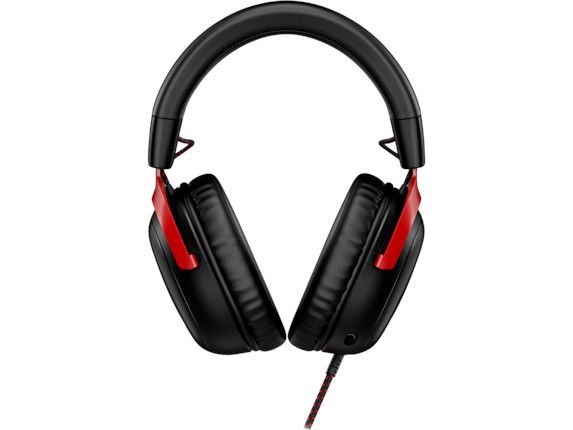 HyperX Cloud III/ANC/Jack/Čierna-červená