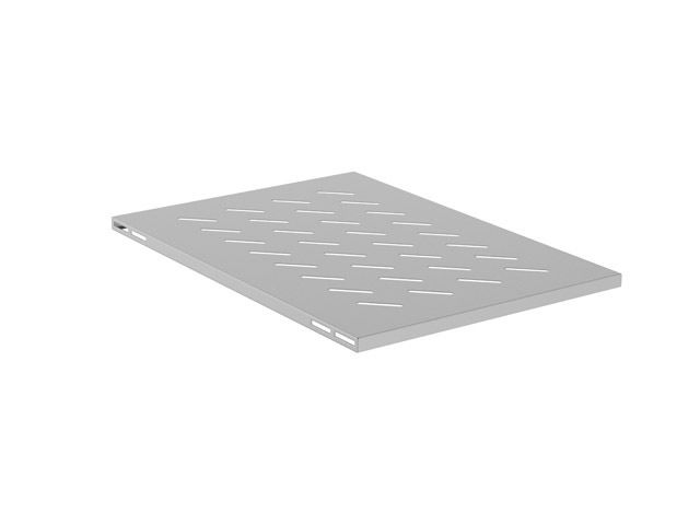 Polica pro 19'' skrine 800MM šedá lanberg (1u/480x675mm nosnosť do 120KG, 4bodová montáž)