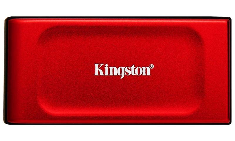 Kingston Flash SSD 1TB XS1000 External USB 3.2 Gen 2 Portable Solid State Drive RED SSD disk, externý, 1TB, USB-C 3.2 Gen2×2, červený