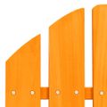 vidaXL Záhradná stolička Adirondack so stolíkom jedľový masív oranžová