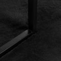 vidaXL Protisklzový koberec z umelého králičieho kožúška OLITE Čierna