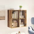 vidaXL Nástenná skrinka 68 x 37 x 68,5 cm Kompozitné drevo Staré drevo