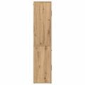 vidaXL Highboard dub artisan 80 x 33 x 150 cm Kompozitné drevo