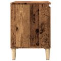 vidaXL TV skrinka lesklá staré drevo 102x35x50 cm spracované drevo