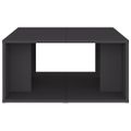 vidaXL Konferenčné stolíky 4 ks, sivé 33x33x33 cm, kompozitné drevo