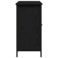 vidaXL Servírovacia skriňa Čierny dub 100 x 35 x 70 cm