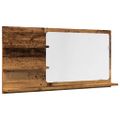 vidaXL Kúpeľňová skrinka staré drevo 90x11x45 cm kompozitné drevo