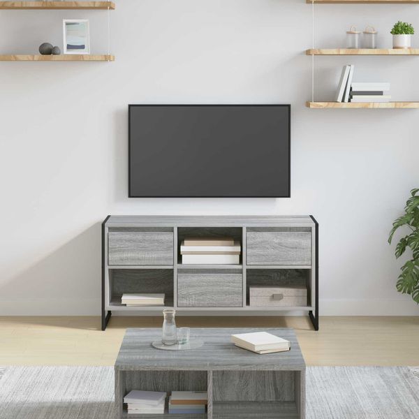 vidaXL TV skrinka Sivý Sonoma 100 x 36 x 49,5 cm Kompozitné drevo