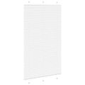 vidaXL plisovaná roleta biela 120x200 cm šírka látky 119,4 cm