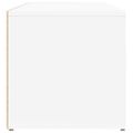 vidaXL Skrinka na topánky biela 102x35x35 cm kompozitné drevo