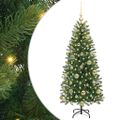 vidaXL Umelý vianočný stromček Zelená 120 cm PE a PVC