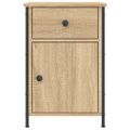 vidaXL Nočné stolíky 2 ks dub sonoma 40x42x60 cm kompozitné drevo