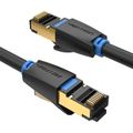 Sieťový kábel Vention IKABI Cat.8 SFTP, 1 m (čierny)