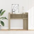 vidaXL Konzolový stolík dub sonoma 100x35x90 cm kompozitné drevo