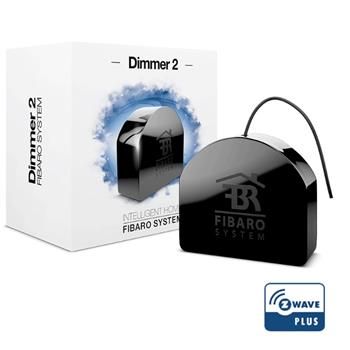 FIBARO FGD-212 stmívač 250W, čierny, v.2