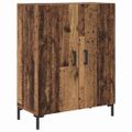 vidaXL Highboard 2 ks Staré drevo 69,5 x 34 x 180 cm Kompozitné drevo