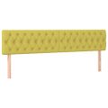 vidaXL Boxspring posteľ s matracom zelená 200x200 cm látka
