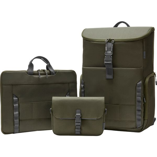 HP 15.6 Modular Laptop Backpack Batoh, modulární 3v1, 15,6", 27 l, vodeodolný, RFID ochrana, odnímatelné pouzdro, pláštenka, šedý