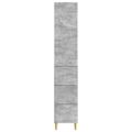 vidaXL Sada skríň 2 ks 33 x 34,5 x 90 cm Kompozitné drevo
