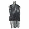 vidaXL Visiaci duch na Halloween 3 ks Čierna 66 x 110 cm Polyester