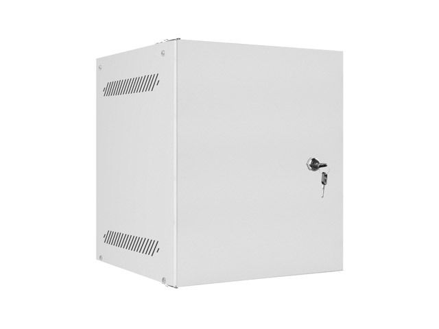 LANBERG RACKOVÁ SKRIŇA 10'' PRO MONTÁŽ NA STENU 6U/280X310 PRO VLASTNÚ MONTÁŽ S KOVOVÝMI DVERAMI ŠEDÁ