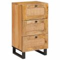 vidaXL Servírovacia skriňa Hnedá 40 x 33 x 75 cm Masívne mango drevo