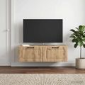 vidaXL Nástenná TV skrinka 98 x 41 x 30 cm Dub artisan