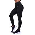 Dámske bežecké legíny Pulse Black - GymBeam, veľkosť M, veľkosť oblečenia M
