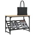 vidaXL Regál na topánky dub sonoma 60x30x45 cm kompozitné drevo