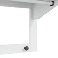 vidaXL Vešiak HILL Biela a medová hnedá 90 x 35 x 41.5 cm