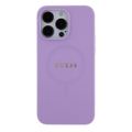 Puzdro Guess na iPhone 15 Pro Max 6,7" GUHMP15XPSAHMCU fialové tvrdé Saffiano MagSafe
