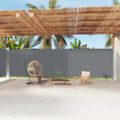 vidaXL Zaťahovacia bočná markíza antracitová 220x1200 cm