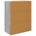 vidaXL Komoda sivý dub sonoma 60x30x75 cm spracované drevo
