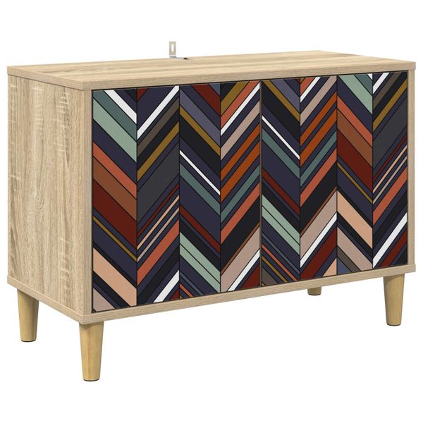 vidaXL TV skrinka OMMEN 69 x 33 x 50 cm Sonoma Kompozitné drevo