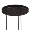vidaXL Závesná lampa 25 W šmuhovaná modrá 30x30x100 cm E27