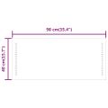 vidaXL LED kúpeľňové zrkadlo 40x90 cm
