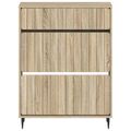 vidaXL Skriňa na topánky ZWOLLE 78 x 24 x 103 cm Kompozitné drevo