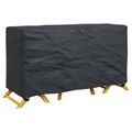 vidaXL Obal na nábytok Jednofarebný Čierna 180 x 70 x 90 cm 600D
